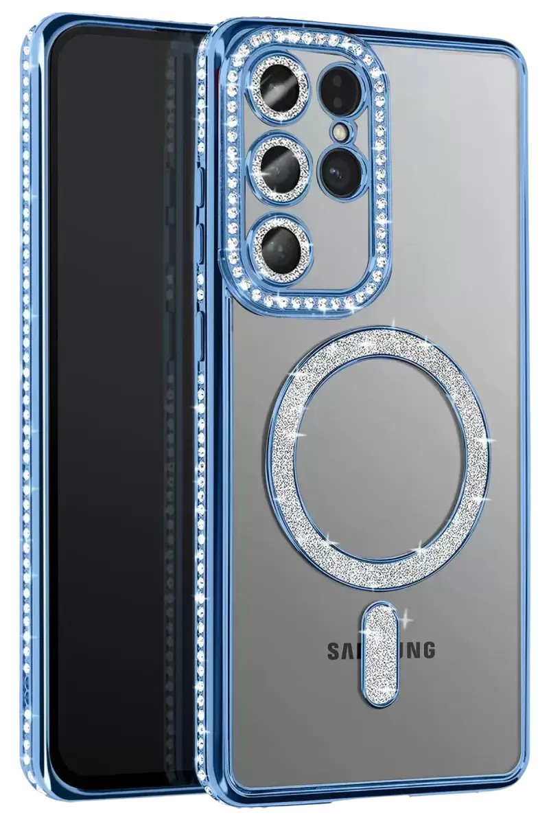 Joko Samsung Galaxy S26 Ultra Joke Simli Magneticsafe Kılıf - Mavi