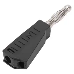 Powermaster Ic-238d 4mm Banana Jack Üçgen Konnektör Siyah
