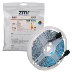Zmr Zmr-603 Rgb 12 Volt 3 Çipli 5050 İç Mekan Silikonsuz 60 Led 5 Metre Şerit Led