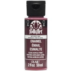 Folkart Enamel Akrilik Boya 59ml. N:4007 Berry Wine