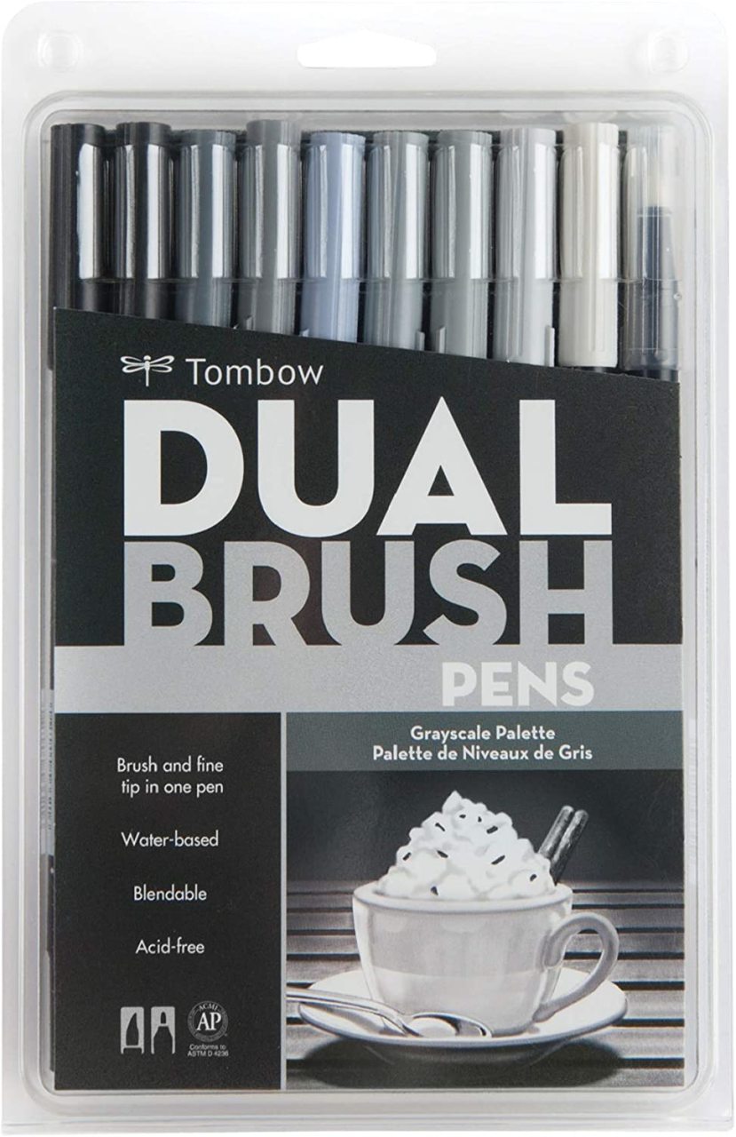 AB-T Dual Brush Pen 6'lı
