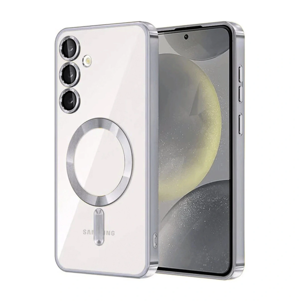 Samsung Galaxy A17 5g Kross Magneticsafe Kapak - Gümüş