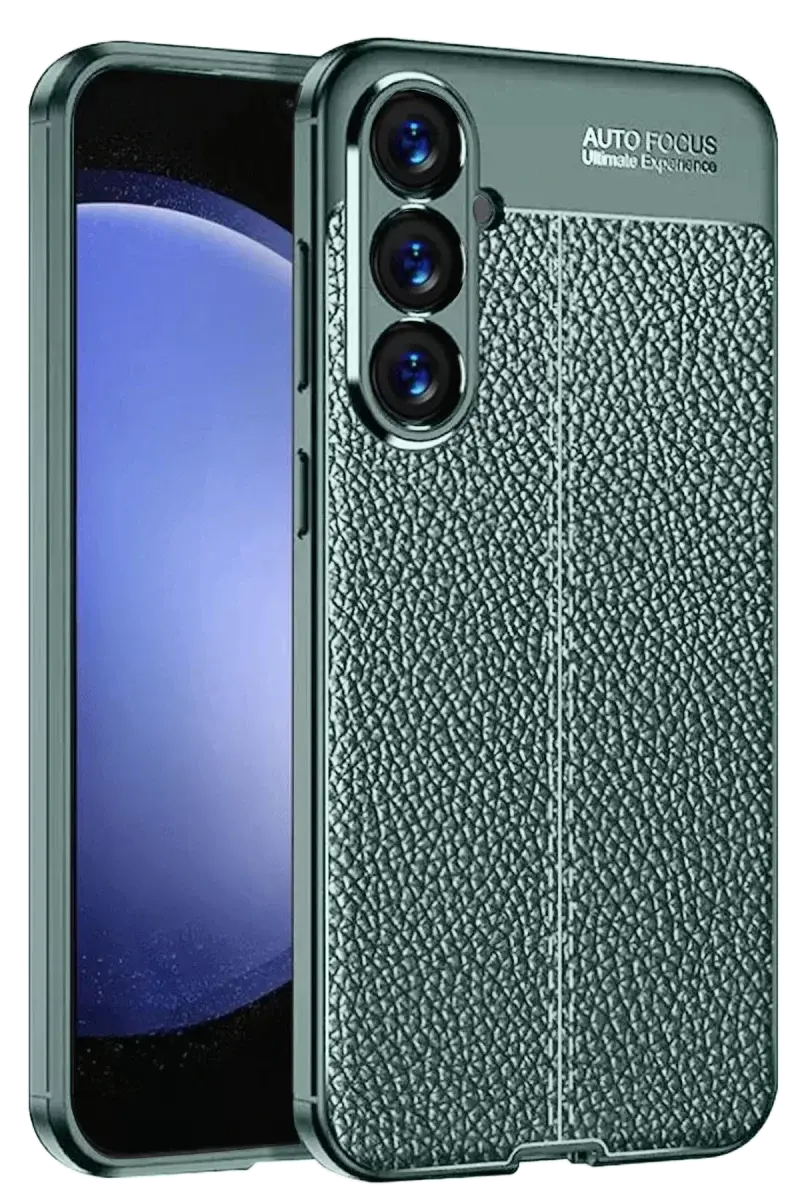 Newface Samsung A56 Kılıf Auto Focus Kapak - Koyu Yeşil