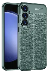 Newface Samsung A56 Kılıf Auto Focus Kapak - Koyu Yeşil