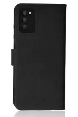 Newface Samsung Galaxy A03s Kılıf Trend S Plus Kapaklı Kılıf - Siyah