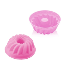 Silikon Göbekli Muffin Cupcake Kalıbı - Sürekli Kullanım Muffin Kek Kalıbı 6 Adet