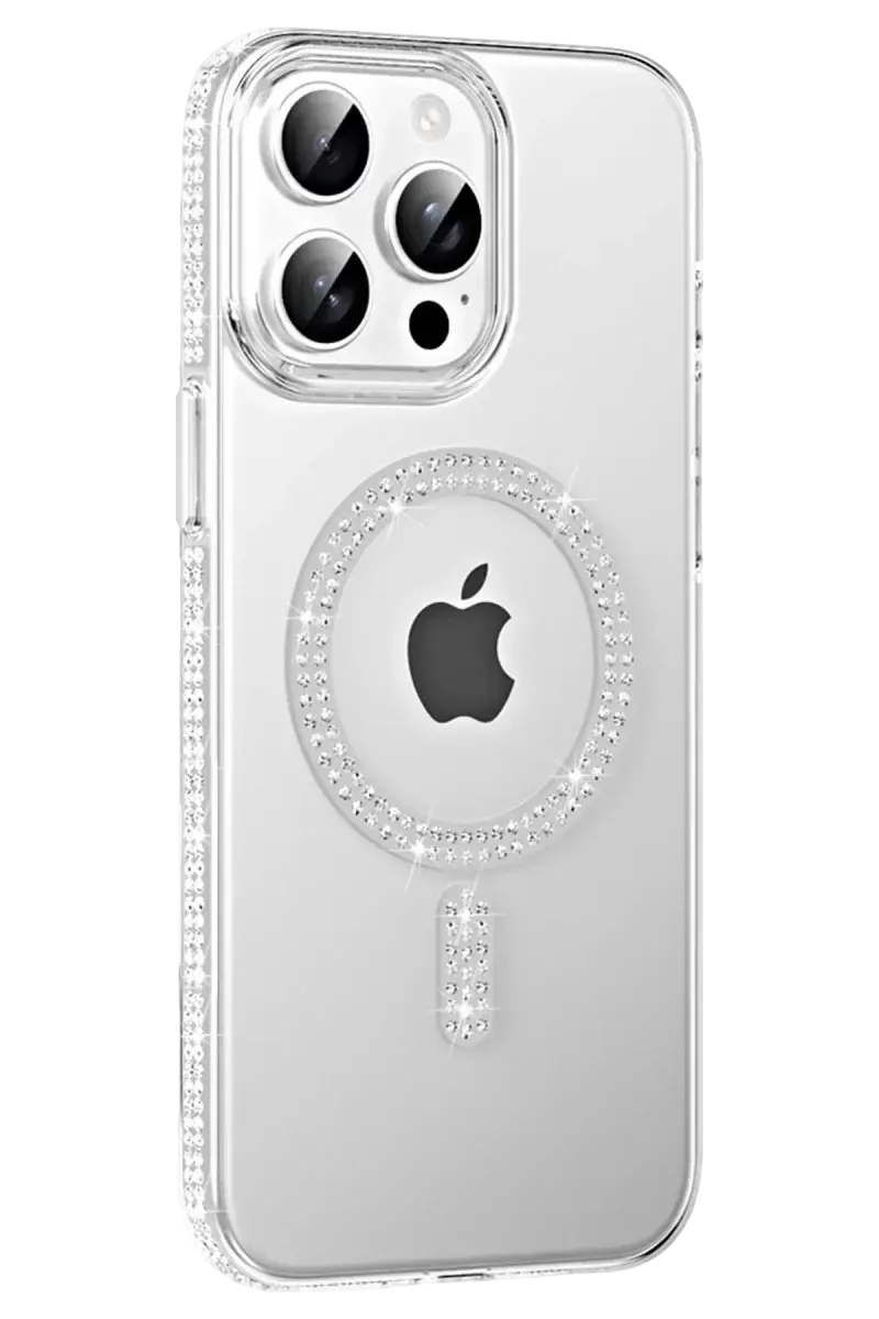 Joko Apple İphone 14 Pro Max Move Taşlı Magsafe Kapak - Natural Grey