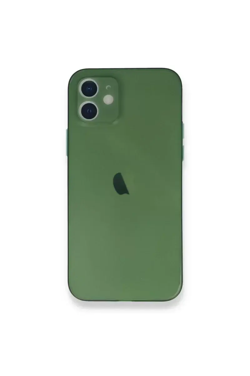 Newface İphone 12 Mini Kılıf Pp Ultra İnce Kapak - Yeşil