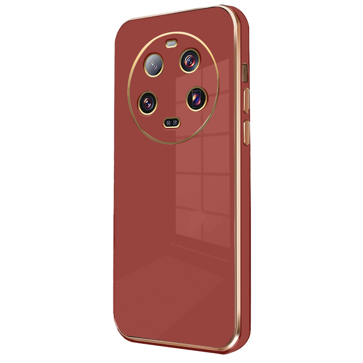 Xiaomi Mi 14 Ultra Kılıf Volet Silikon - Kırmızı