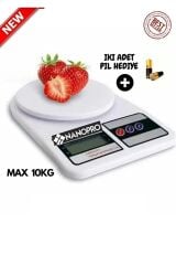 Dijital Hassas Mutfak Tartısı - 10 Kg Kapasiteli Terazi