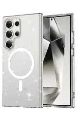 Joko Samsung Galaxy S24 Ultra Kılıf Star Magsafe Kapak - Şeffaf