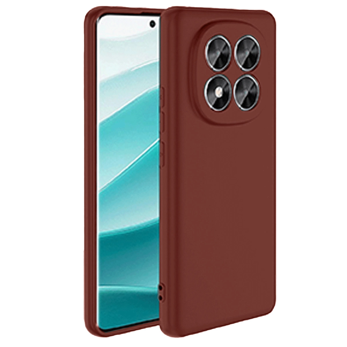 Xiaomi Redmi Note 14 Pro 5g Kılıf First Silikon - Bordo