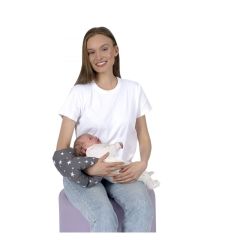 Sevi Bebe Pratik Emzirme Yastığı Gri Yıldız