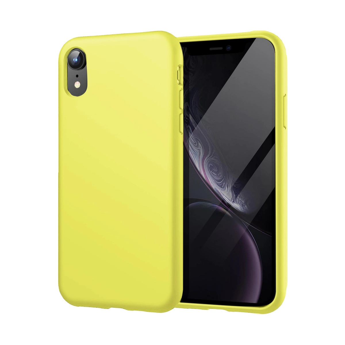 İphone Xr Kılıf First Silikon - Parlak Yeşil
