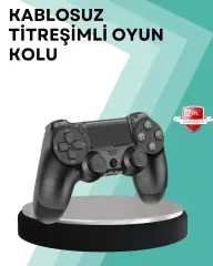 Kablosuz Ps4 Oyun Kolu – Çift Titreşimli Motor, Uzun Pil Ömrü Ve Hassas Kontrol