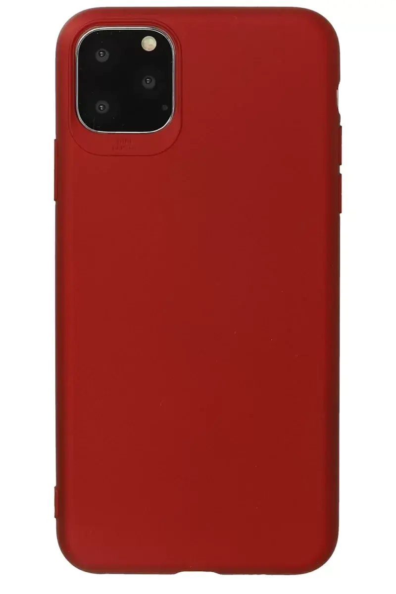 Newface İphone 11 Pro Max Kılıf First Silikon - Bordo