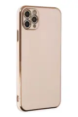 Newface İphone 11 Pro Max Kılıf Volet Silikon - Pembe