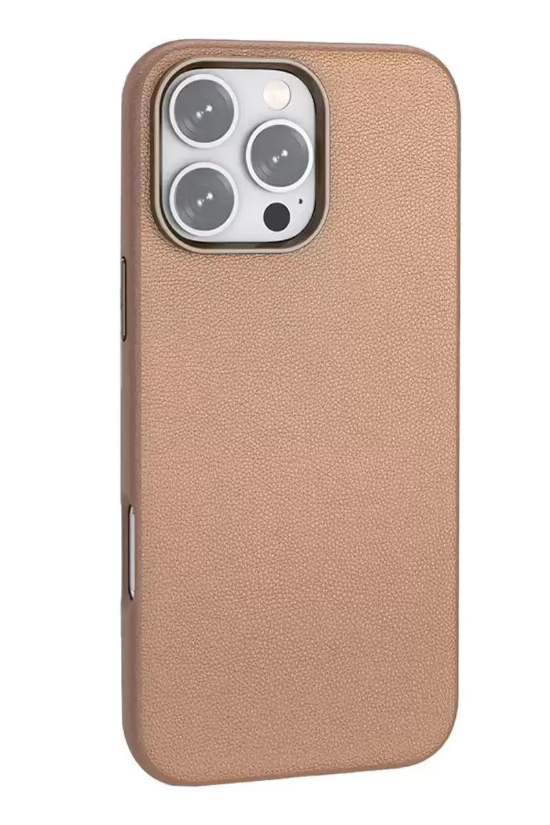 Joko İphone 16 Pro Wonder Deri Magsafe Kapak - Bronz