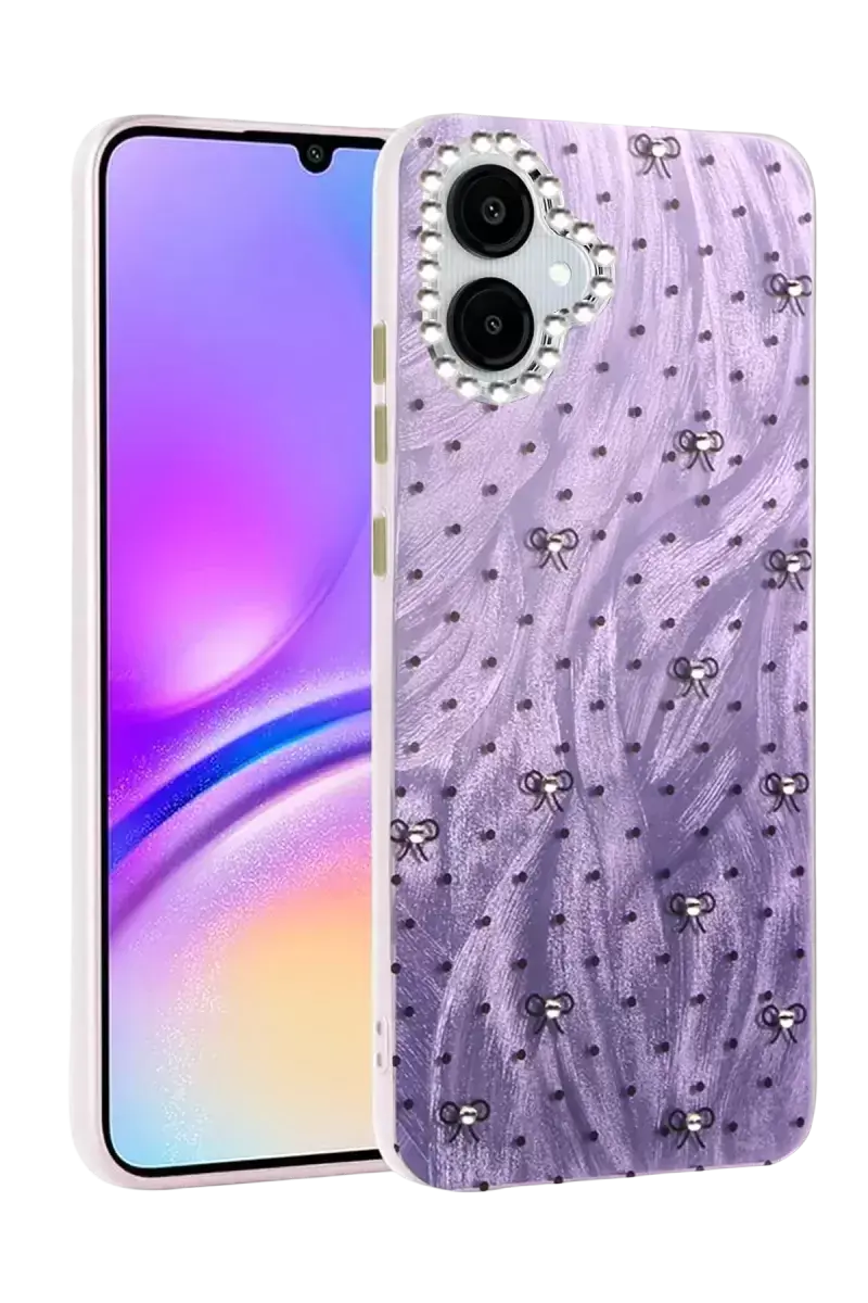Newface Samsung Galaxy A06 Kılıf Blade Aynalı Desenli Kapak - Desen 2