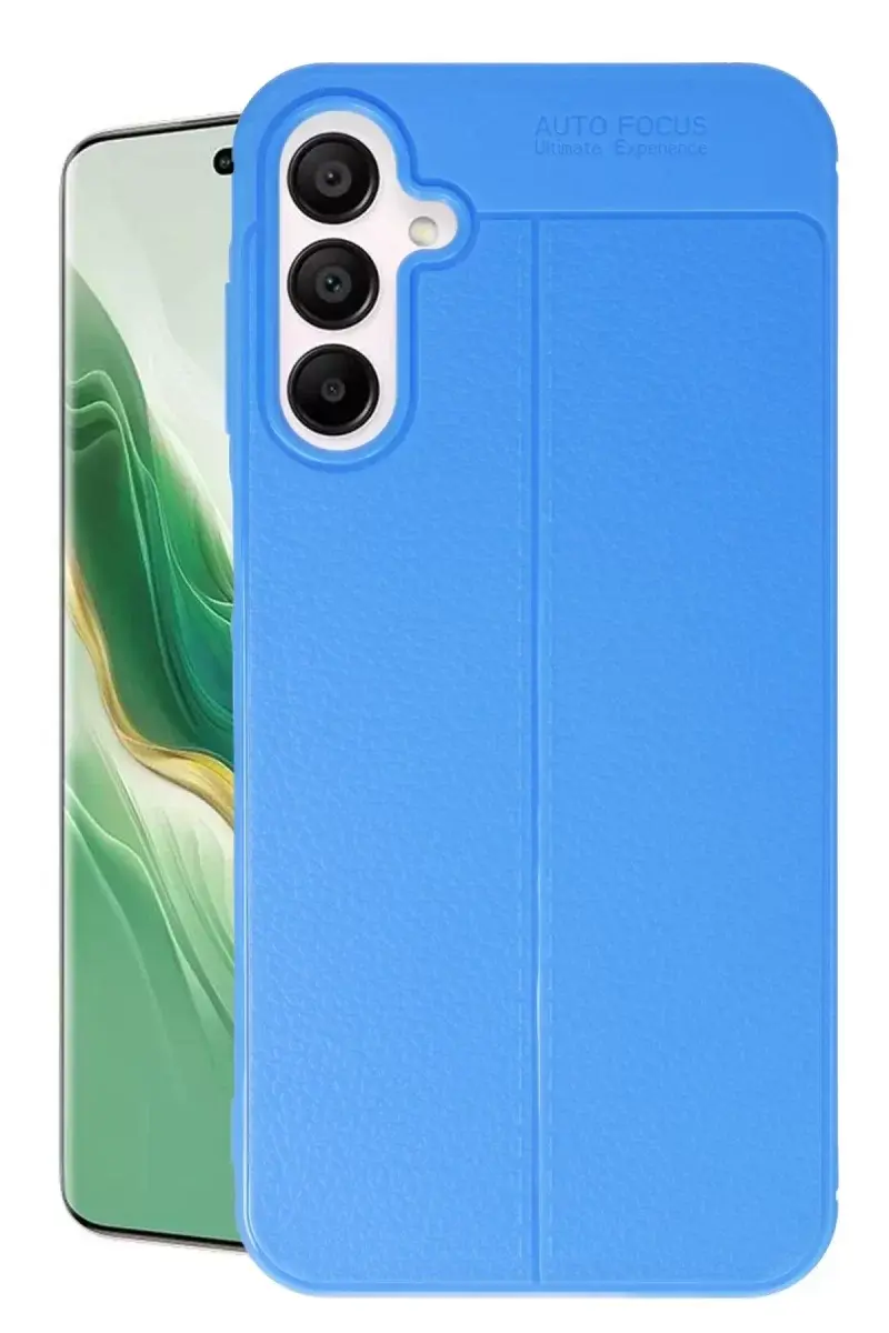 Newface Samsung Galaxy A15 4g Kılıf Auto Focus Kapak - Mavi