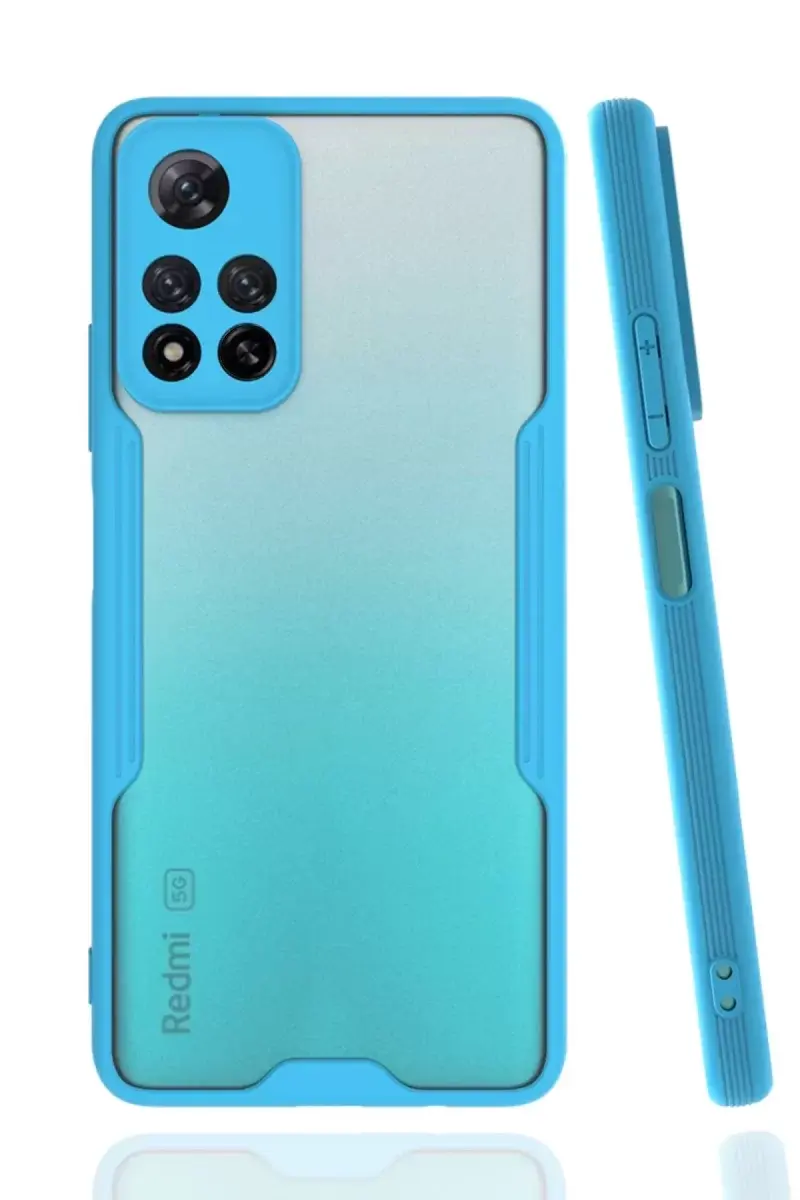 Newface Xiaomi Redmi Note 11 Pro Plus 5g Kılıf Platin Silikon - Mavi