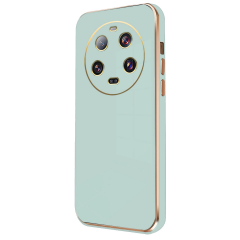 Xiaomi Mi 14 Ultra Kılıf Volet Silikon - Açık Yeşil