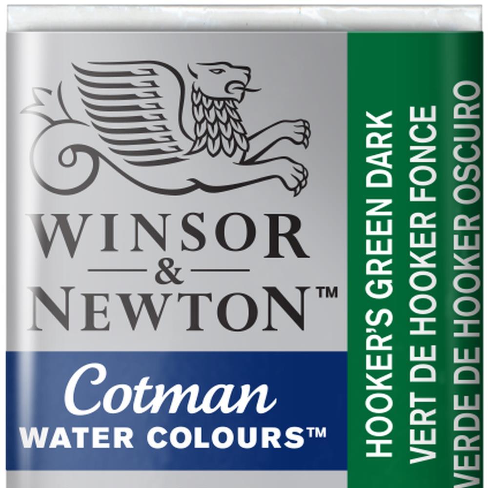 Cotman Yarım Tablet Suluboya N:312 Hooker's Green Dark