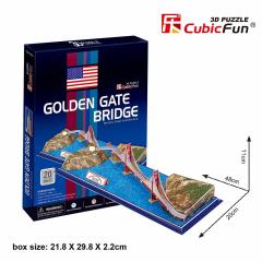 3 Boyutlu Puzzle - Golden Gate Köprüsü