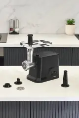 Metal Dişli 1000W Et Kıyma Makinesi
