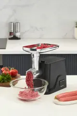 Metal Dişli 1000W Et Kıyma Makinesi