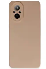 Newface Realme 12 Lite Kılıf Nano İçi Kadife Silikon - Pudra