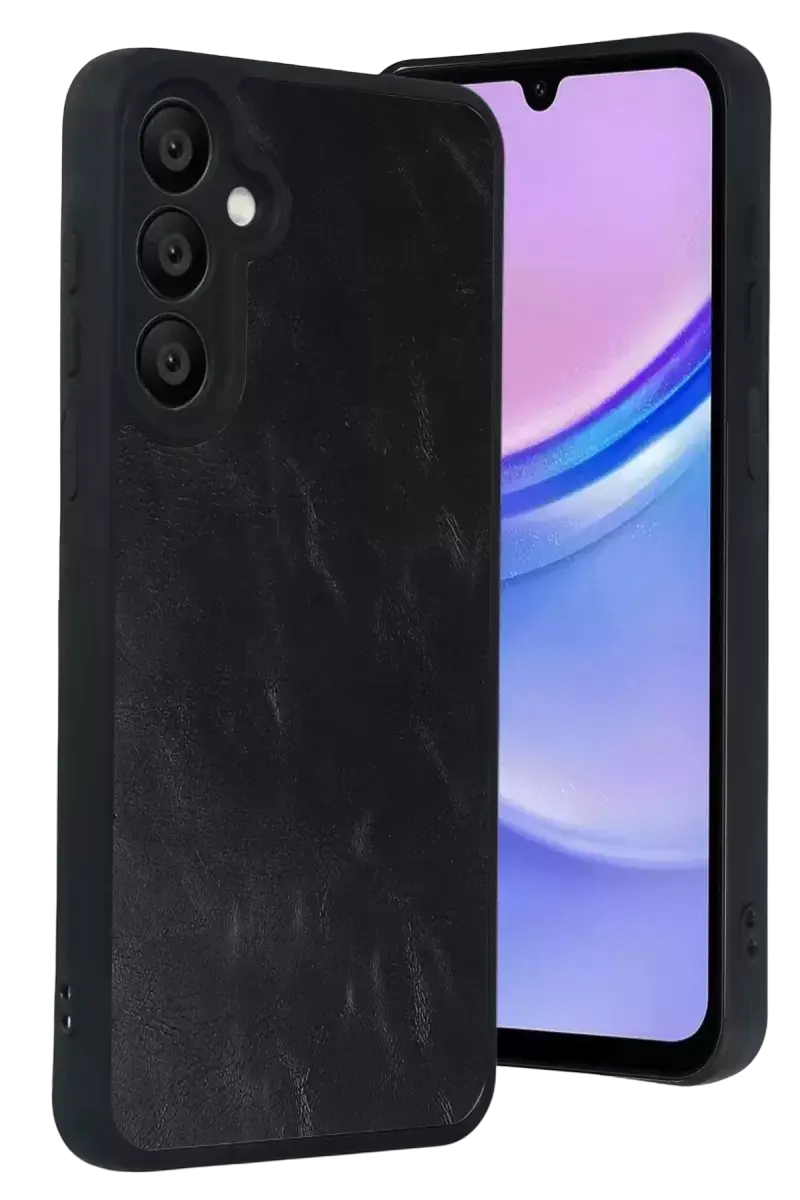 Newface Samsung Galaxy A37 5g Aras Deri Kapak - Siyah