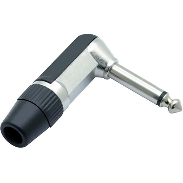 Gitar Jack 6.3 Mm Mono L Tip  Plastik Gövde Metal Uç