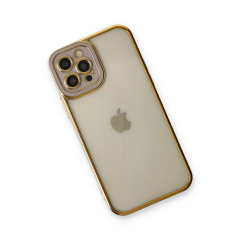 İphone 12 Pro Kılıf Liva Lens Silikon - Lila