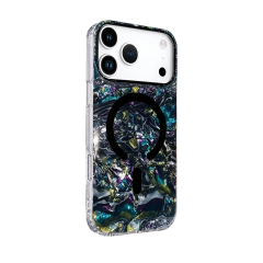 Onegif  İphone 17 Pro Max Mila Dalgalı Magsafe Kapak - Lacivert