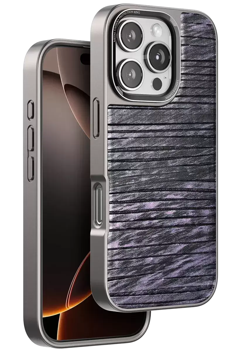 Venco İphone 16 Pro Max Wave Kapak - Derin Mor