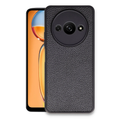 Xiaomi Redmi A3 4g Kılıf Aras Deri Kapak - Siyah