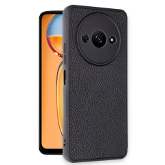 Xiaomi Redmi A3 4g Kılıf Aras Deri Kapak - Siyah