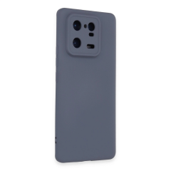 Xiaomi Mi 13 Pro Kılıf Nano İçi Kadife Silikon - Gri