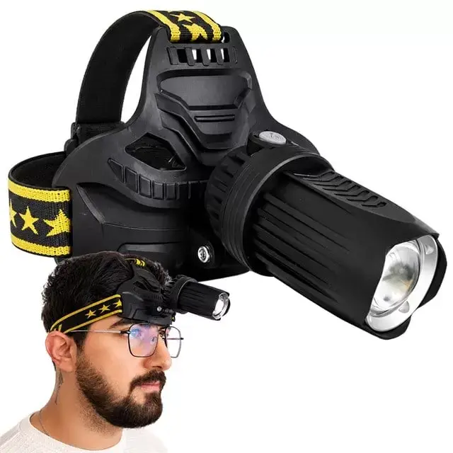 Powermaster Şarjlı Zoomlu Ledli Kafa Feneri Mx-w643