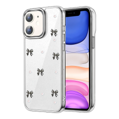 İphone 12 Fiyonk Desenli Kapak - Desen 8
