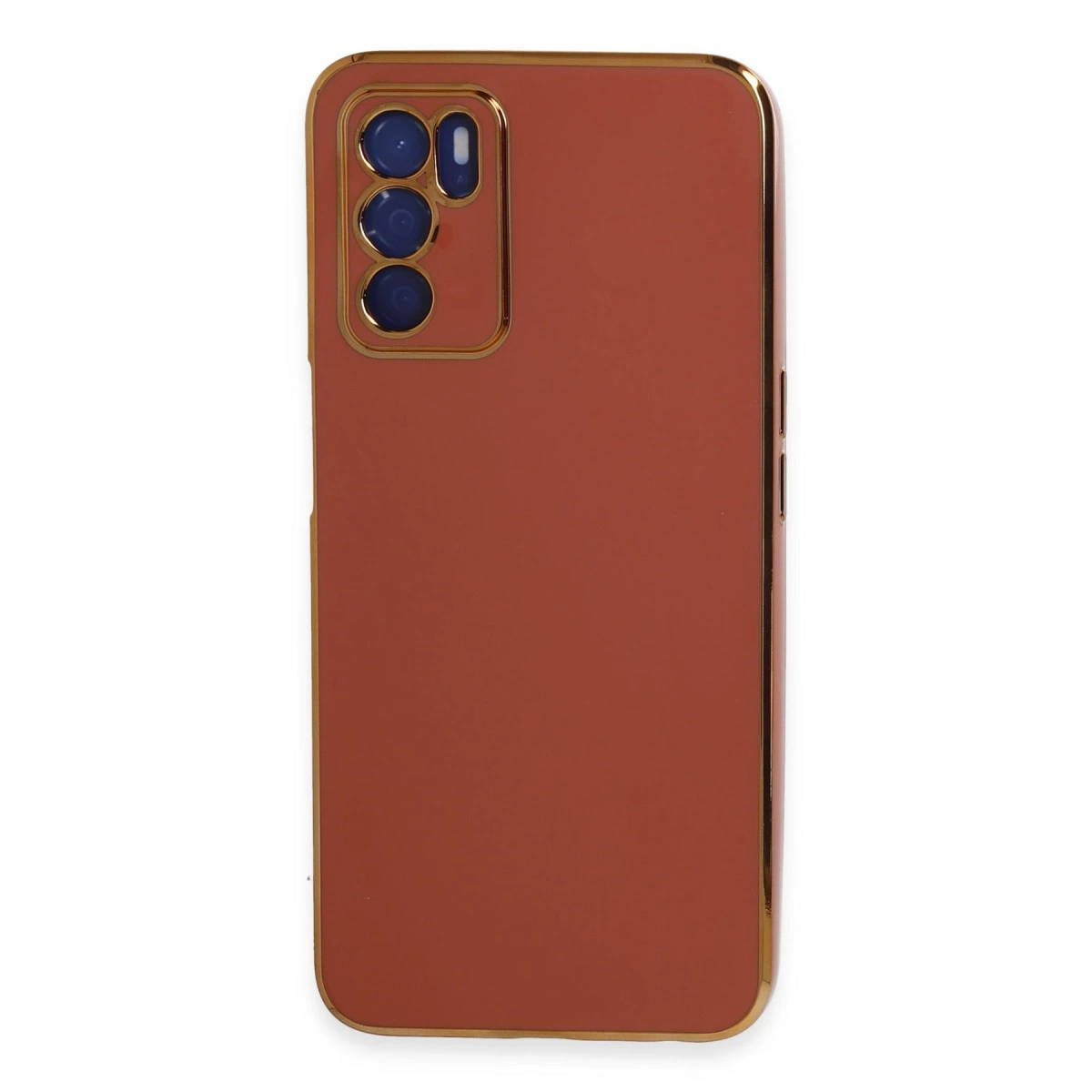 Oppo A16 Kılıf Volet Silikon - Kırmızı