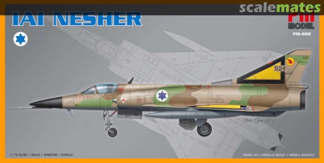 IAI Nesher Model Uçak 1:72 N:Pm-222