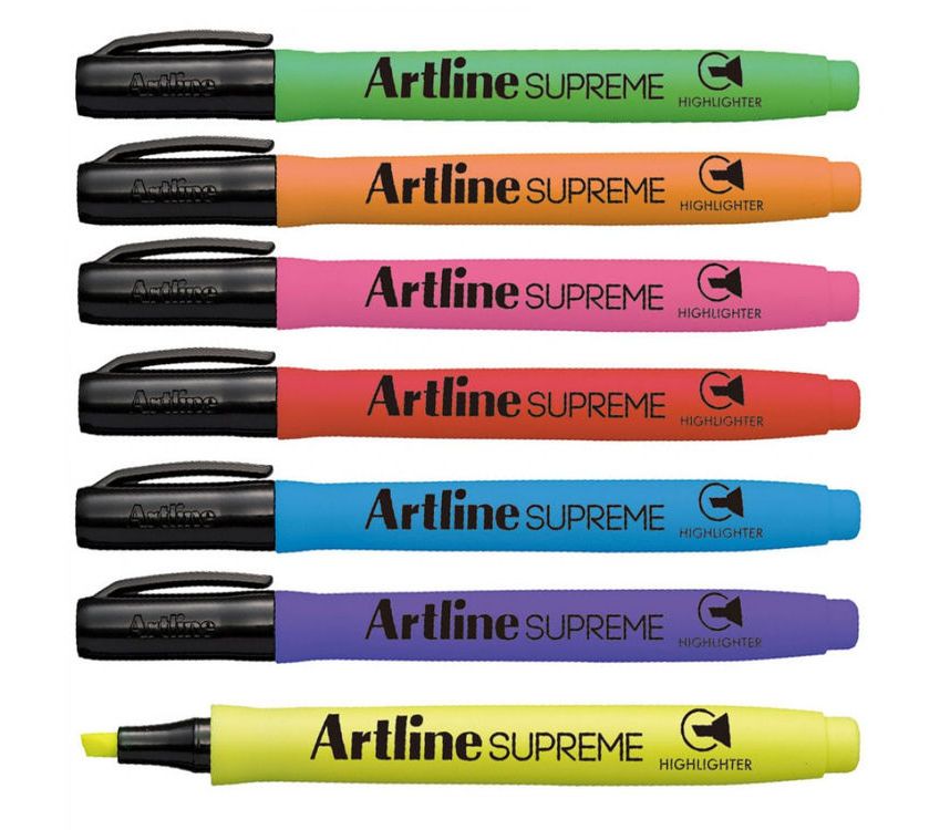 Supreme Fosforlu Kalem 7'li