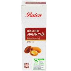 Argan Yağı Organik Soğuk Pres 50 ML Cam Şişe