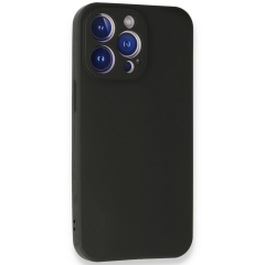 İphone 13 Pro Max Kılıf First Silikon - Siyah