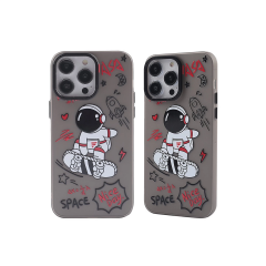 İphone 14 Pro Max Kılıf Prada Desenli Kapak - Prada Siyah - 1