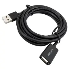 Philips Swr1526f/93 2 Metre Usb 2.0 Uzatma Kablosu Veri Şarj Destekli