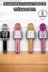 Şarjlı Ve Uzun Pil Ömürlü Karaoke Mikrofon Usb Bellek Destekli, Profesyonel Ses