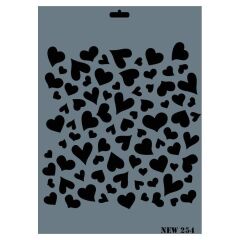 Rich New Seri N-254 Stencil 35x25 cm